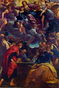 Assunzione della Vergine, cm. 260 x 177 Pinacoteca Nazionale di Bologna.